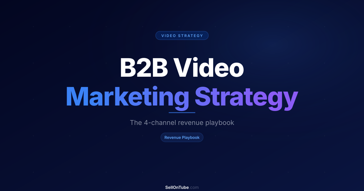 B2B Video Marketing Strategy: The Revenue Playbook