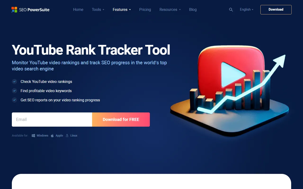 SEO PowerSuite Rank Tracker interface