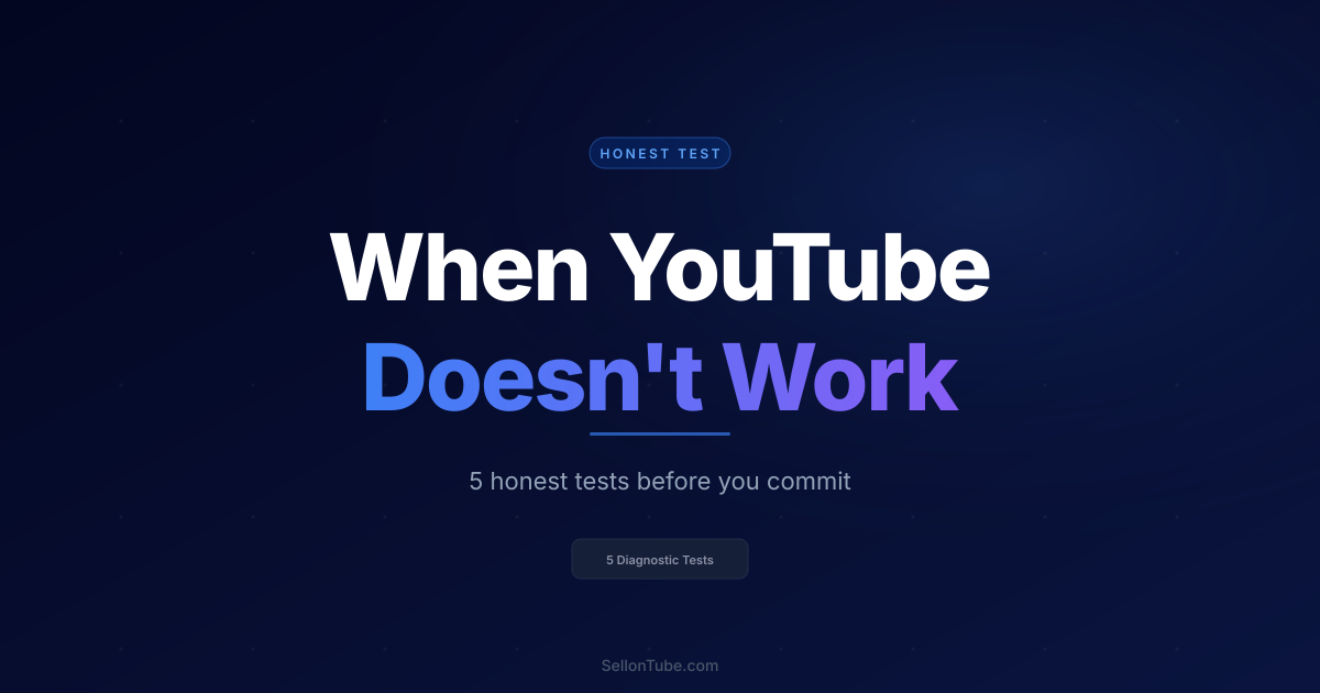 When YouTube Doesn't Work for Customer Acquisition